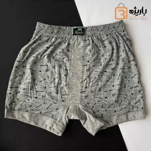 شورت پادار مردانه طوسی