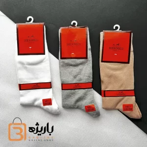 جوراب ساق دار مردانه نخ پنبه