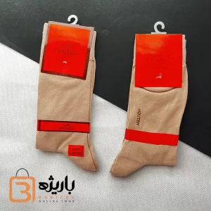 جوراب ساق دار مردانه کرم