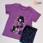 ست راحتی دخترانه بنفش mini