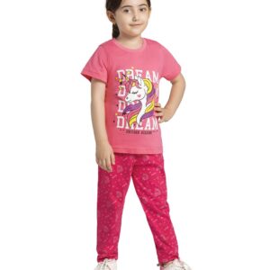 ست راحتی دخترانه یونیکورن