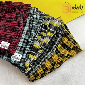 شلوار مردانه چهارخانه