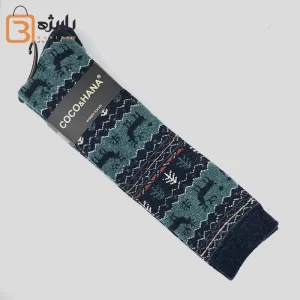 جوراب پشمی زیرزانو زنانه گوزن